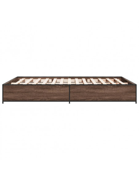 Giroletto Rovere Marrone 140x190cm in Legno Multistrato Metallo