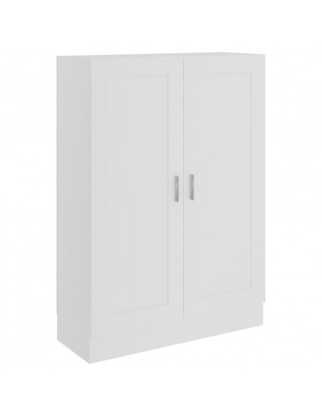 Libreria Bianca 82,5x30,5x115 cm in Legno Multistrato