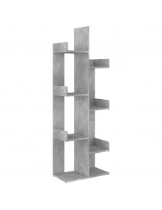 Libreria Grigio Cemento 48x25,5x140 cm in Truciolato 2