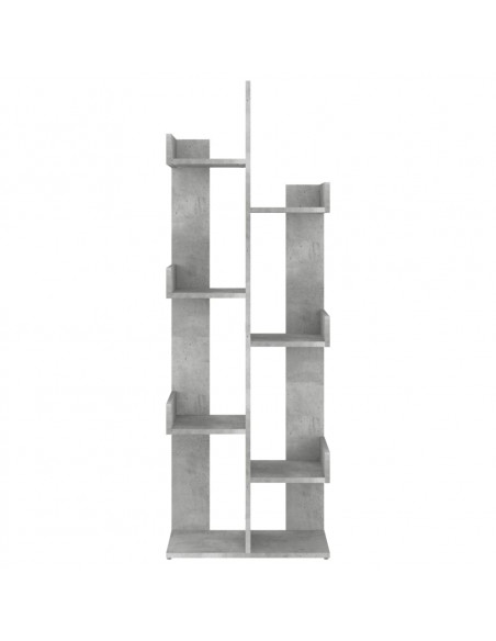 Libreria Grigio Cemento 48x25,5x140 cm in Truciolato