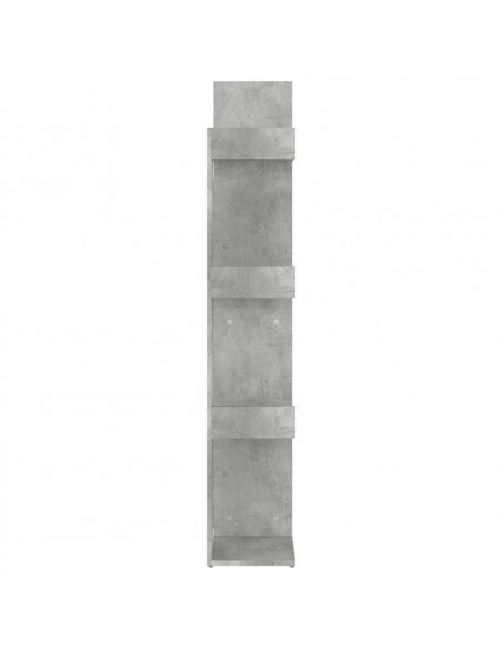Libreria Grigio Cemento 48x25,5x140 cm in Truciolato