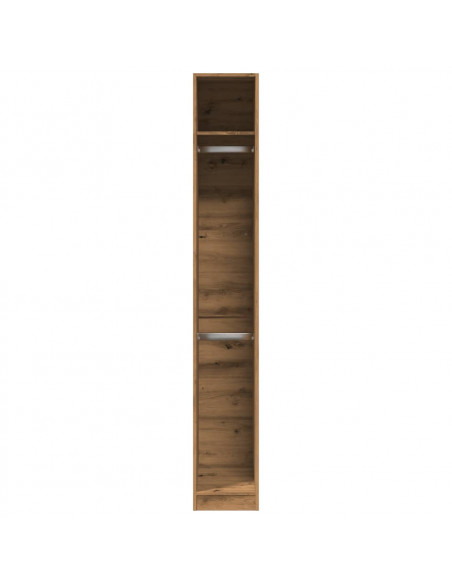Armadio Rovere Artigianale 30x50x200 cm in Legno Multistrato
