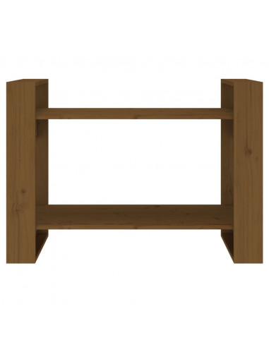 Libreria/Divisorio Miele 80x35x56,5 cm Legno Massello di Pino