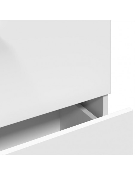 Mobile Lavabo Bianco 78x37x59 cm in Truciolare