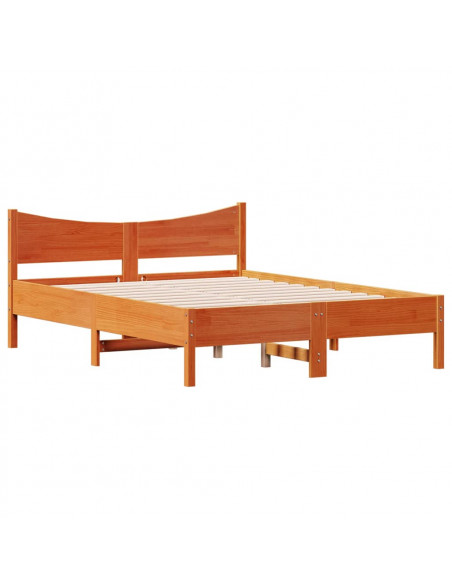 Giroletto Marrone Cera 140x200 cm in Legno Massello di Pino
