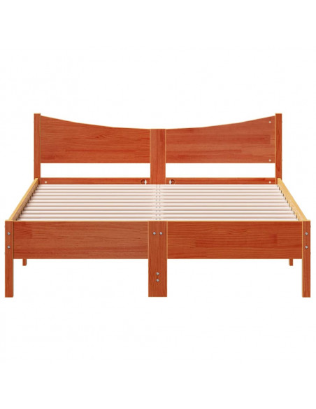 Giroletto Marrone Cera 140x200 cm in Legno Massello di Pino