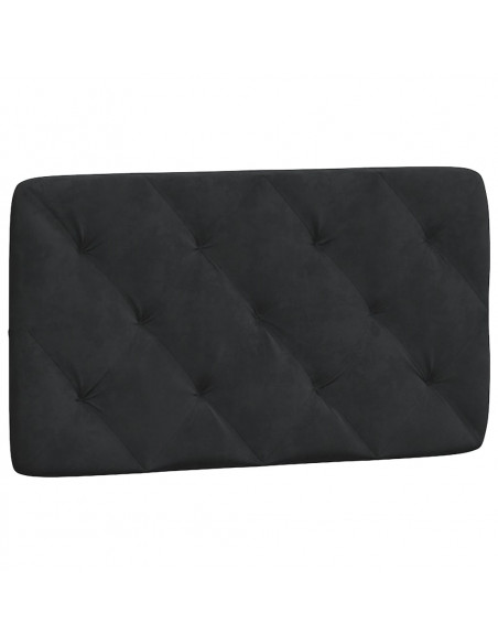 Giroletto con Luci LED Nero 80x200 cm in Velluto