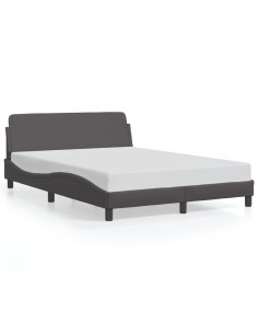 Giroletto con Testiera Crema 140x190 cm in Similpelle 2