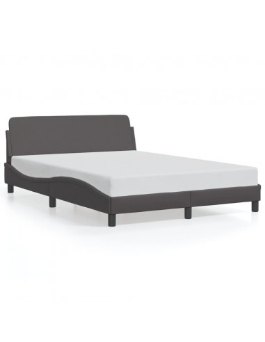 Giroletto con Testiera Crema 140x190 cm in Similpelle