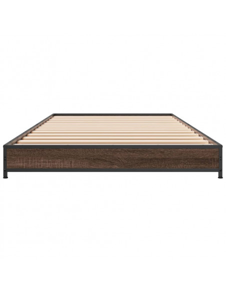 Giroletto Rovere Marrone 75x190 cm Legno Multistrato e Metallo