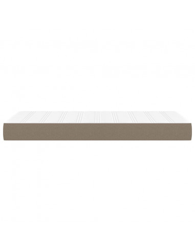 Materasso a Molle Insacchettate Grigio Tortora 80x200x20 cm