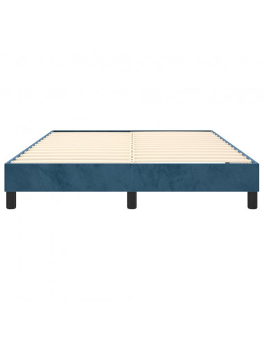 Giroletto Blu Scuro 140x190 cm in Velluto