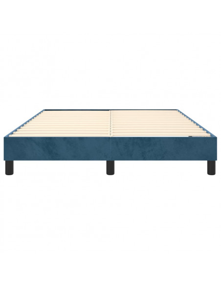 Giroletto Blu Scuro 140x190 cm in Velluto