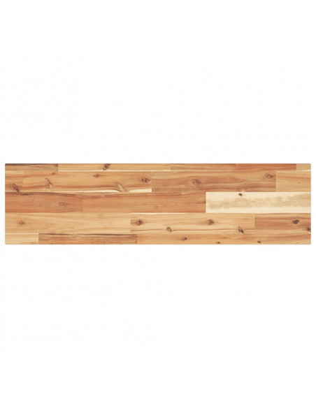 Ripiano a Parete 80x20x2 cm Legno Massello Acacia Rifinito Olio