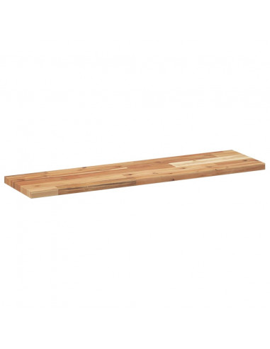 Ripiano a Parete 80x20x2 cm Legno Massello Acacia Rifinito Olio