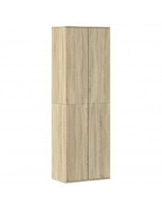 Credenza Rovere Sonoma 60x35x180 cm in Legno Multistrato 2