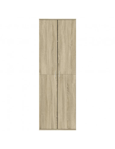 Credenza Rovere Sonoma 60x35x180 cm in Legno Multistrato