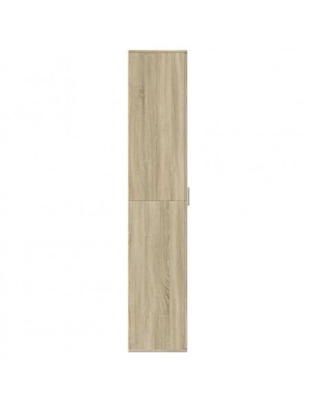 Credenza Rovere Sonoma 60x35x180 cm in Legno Multistrato