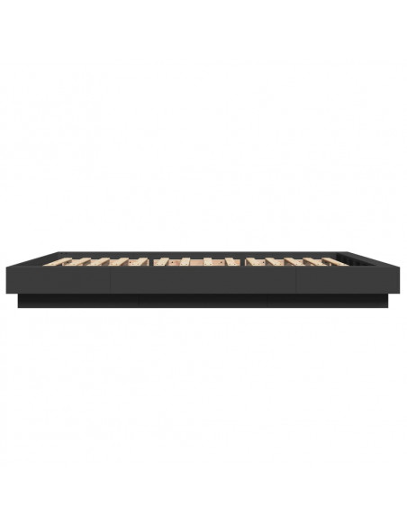 Giroletto Nero 140x200 cm in Legno Multistrato