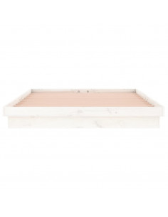 Giroletto LED Bianco 135x190 cm Double in Legno Massello 2