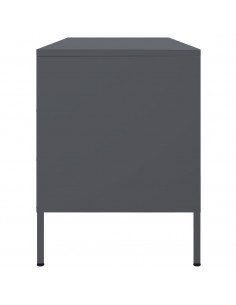 Mobile TV Antracite 100,5x39x50,5 cm in Acciaio 2