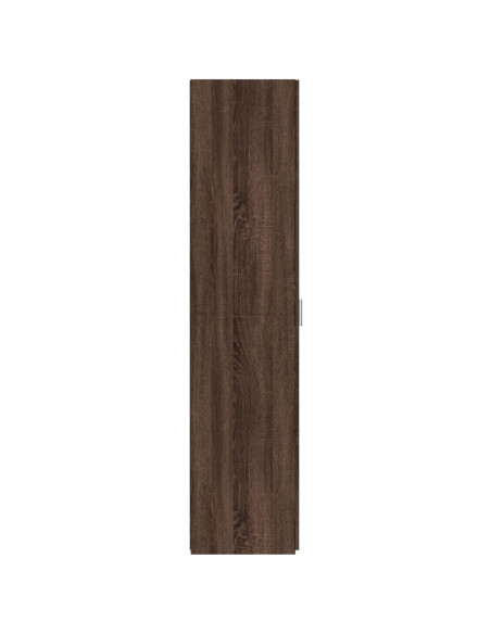 Credenza Rovere Marrone 50x42,5x185 cm in Legno Multistrato
