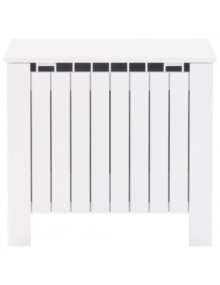 Contenitore con Coperchio RANA Bianco 60x49x54 cm Massello Pino