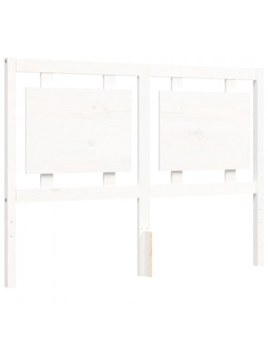 Giroletto con Testiera Bianco Double in Legno Massello