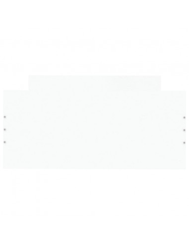 Giroletto Bianco 90x200 cm in Legno Multistrato