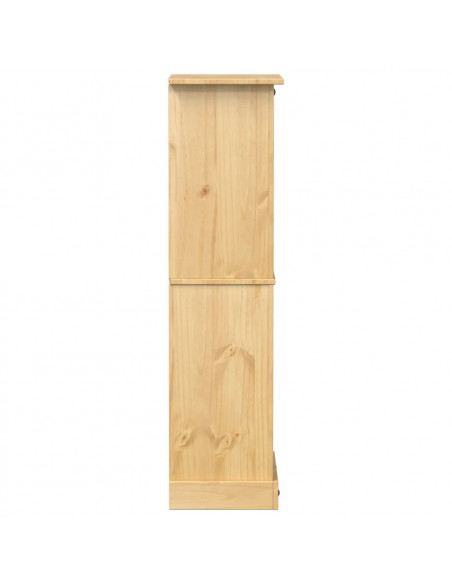 Portabottiglie Vino Corona 56x35x120 cm Legno Massello di Pino