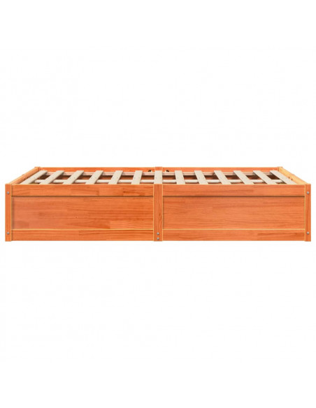 Giroletto Marrone Cera 120x200 cm in Legno Massello di Pino