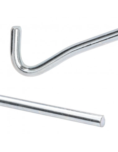 Picchetti per Tenda 25 pz 23 cm Ø7 mm in Acciaio Zincato
