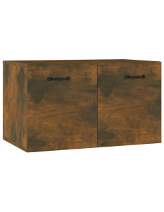 Armadietto a Muro Rovere Fumo 60x36,5x35 cm Legno Multistrato 2
