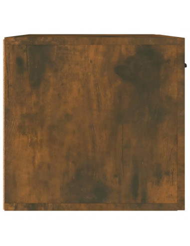 Armadietto a Muro Rovere Fumo 60x36,5x35 cm Legno Multistrato