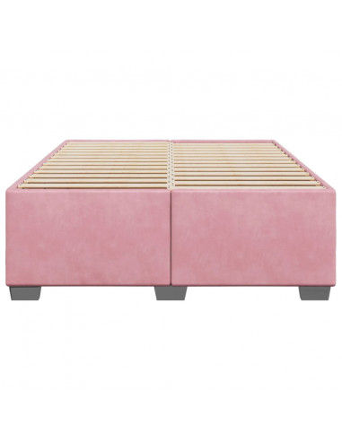 Giroletto Rosa 160x200 cm in Velluto