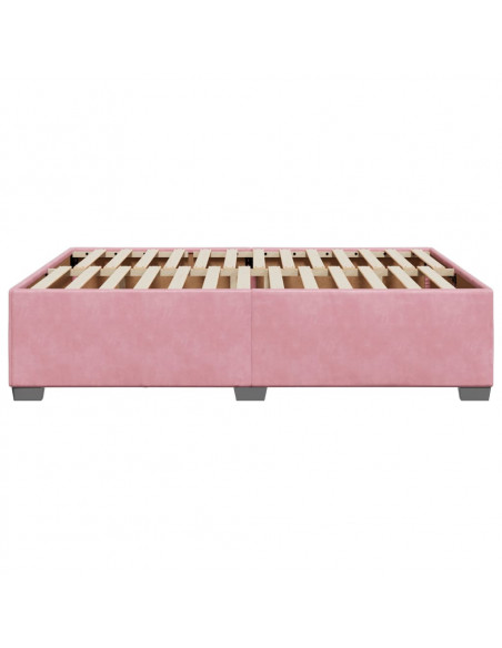 Giroletto Rosa 160x200 cm in Velluto