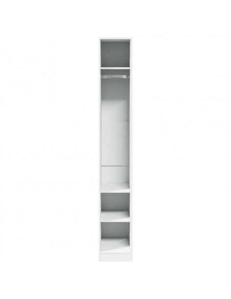 Armadio Bianco 30x50x200 cm in Legno Multistrato