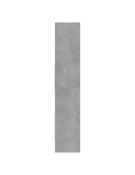 Libreria Grigio Cemento 60x35x180 cm in Legno Multistrato