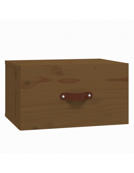 Comodini a Muro 2 pz Miele 40x29,5x22 cm