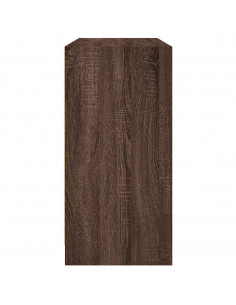 Credenza Rovere Marrone 102x37x75,5 cm in Legno Multistrato 2