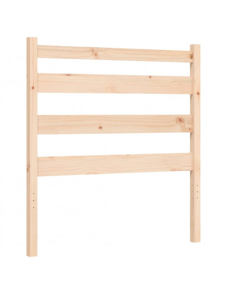 Giroletto con Testiera 90x200 cm in Legno Massello