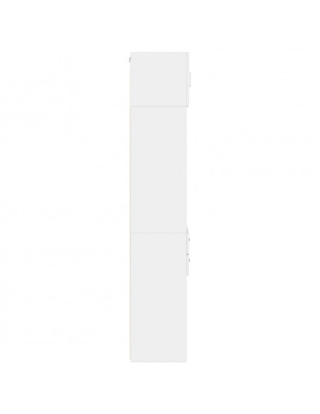Mobile Sottile Bianco 40x42,5x225 cm in Truciolato