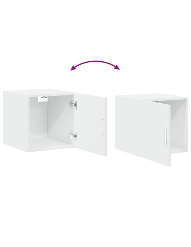 Mobile Sottile Bianco 40x42,5x225 cm in Truciolato