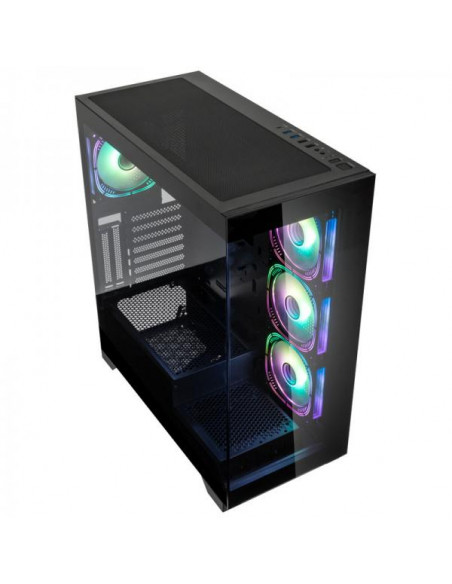 Kolink Unity Peak ARGB Case Mid-Tower Vetro Temperato No-Power minITX/mATX/ATX