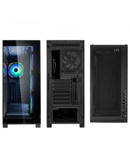 Kolink Unity Peak ARGB Case Mid-Tower Vetro Temperato No-Power minITX/mATX/ATX