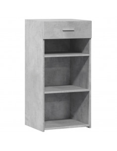 Credenza Grigio Cemento 45x42,5x93 cm in Legno Multistrato 2