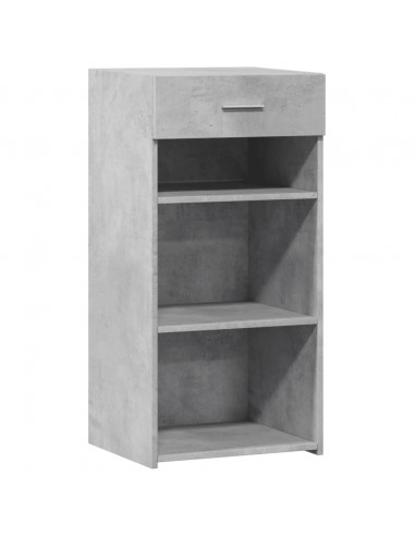 Credenza Grigio Cemento 45x42,5x93 cm in Legno Multistrato