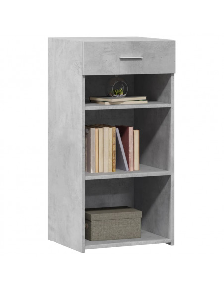 Credenza Grigio Cemento 45x42,5x93 cm in Legno Multistrato