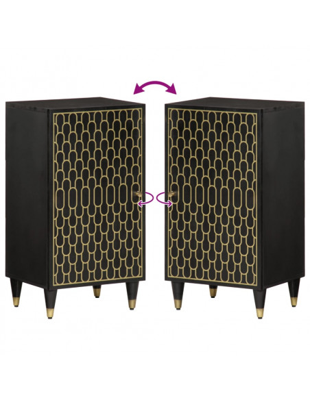 Credenza 40x33x75 cm in Legno Massello di Mango Credenza 40x33x75 cm in Legno Massello di Mango