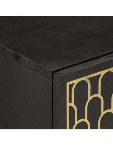 Credenza 40x33x75 cm in Legno Massello di Mango